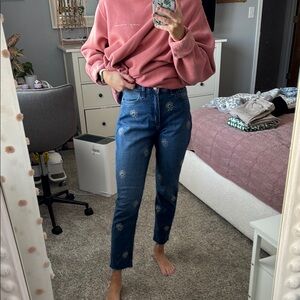 Hollister Blue High Rise Jeans Classic Denim